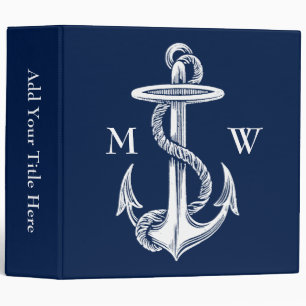 Classeur Arrière - plan blanc vintage de bleu marine de