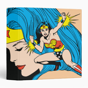 Classeur Arrière - plan du profil de la femme de Wonder