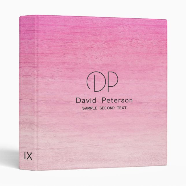 Classeur Arrière - plan en bois rose Ombre (Devant/Côté)