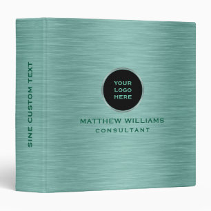 Classeur Arrière - plan Mint Green Metallic Brossé