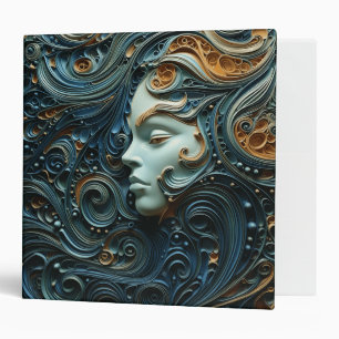 Classeur Art 3D de la femme Lune