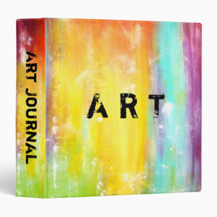 Classeur Art abstrait de véritables couleurs