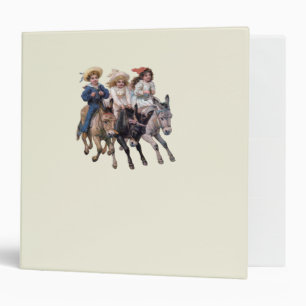 Classeur Art antique de cheval de poney pour enfants