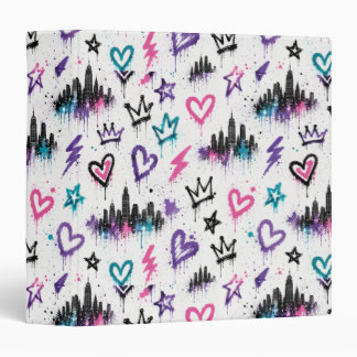Classeur Art de rue graffiti urbain New York City Skyline