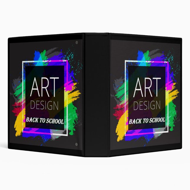 Classeur Art et design (Art Design Colorful Back to School Binder!)