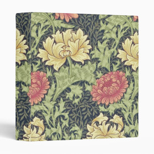 Classeur Art floral vintage de chrysanthème de William