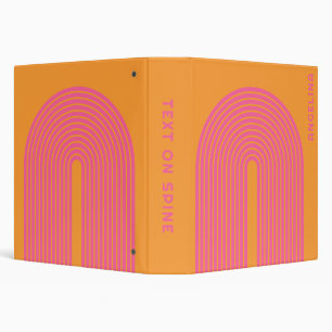 Classeur Art Ligne Inspiré les années 70 - Arche Arc En Arc