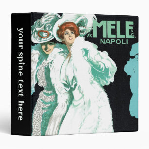 Classeur Art Nouveau vintage, Italie Mode et Femme