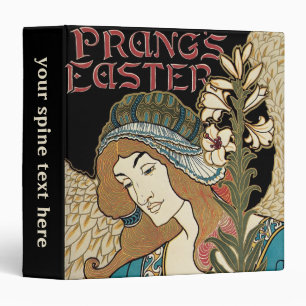 Classeur Art Nouveau vintage, publications de Pâques de Pra