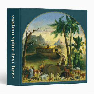 Classeur Art populaire victorien vintage, Arche de Noé par
