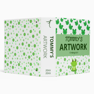 Classeur Art pour enfants Grenouille Thème Art Keepsaké