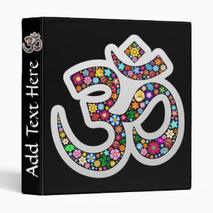 Classeur Art symbolique floral Namaste