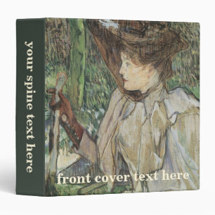 Classeur Art Vintage, Femme aux Gants par Toulouse Lautrec