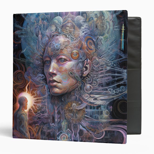 Classeur Art Visionnaire Surreal Man (Devant/Intérieur)