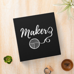 Classeur Artisanat et Motif de la typographie du fil Organi