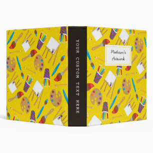 Classeur Artiste de l'art pour enfants Keepsaké Yellow Kids