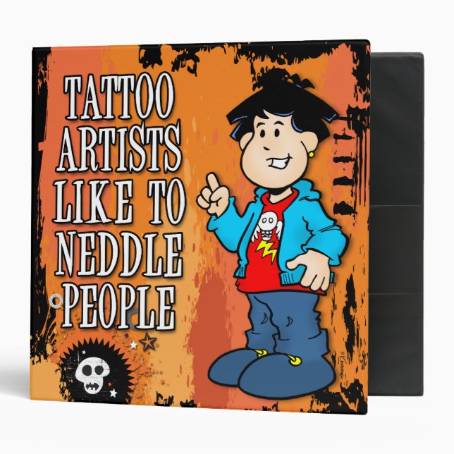 Classeur Artiste de tatouage (Devant/intérieur)
