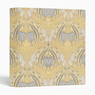 Classeur Arts et artisanat Walter Crane Tulipes Bleues et B