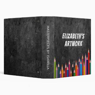Classeur Artwork pour enfants Artiste Keepsaké tableau de b