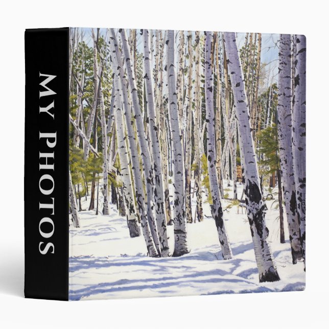 Classeur Aspen Trees in the Forest 3 Ring Binder (Devant/Côté)