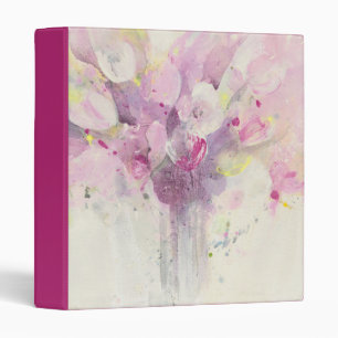 Classeur Assez au printemps bouquet rose mou de