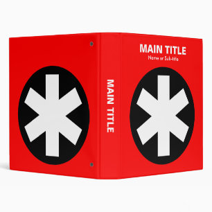 Classeur Asterisk vraiment important - Rouge