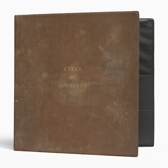Classeur Atlas d'Écosse (Devant/Intérieur)