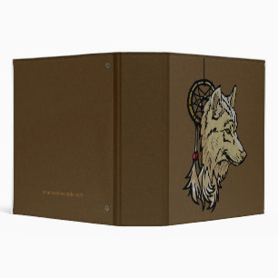 Classeur - attrapeur de rêve de totem de loup