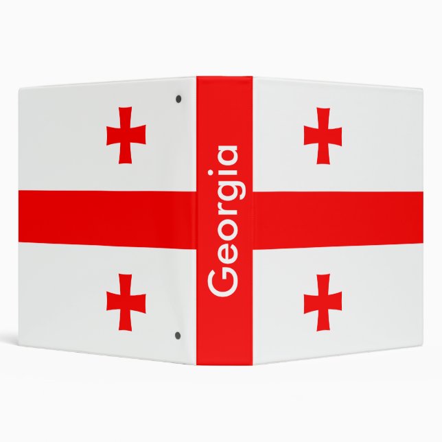 Classeur au drapeau de la Géorgie (Arrière-plan)