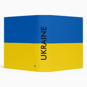 Classeur au drapeau de l'Ukraine