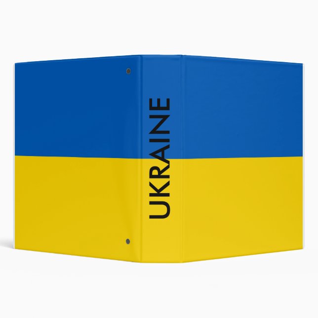 Classeur au drapeau de l'Ukraine (Arrière-plan)