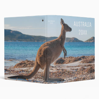 Classeur Australie Kangaroo sur la plage Photo