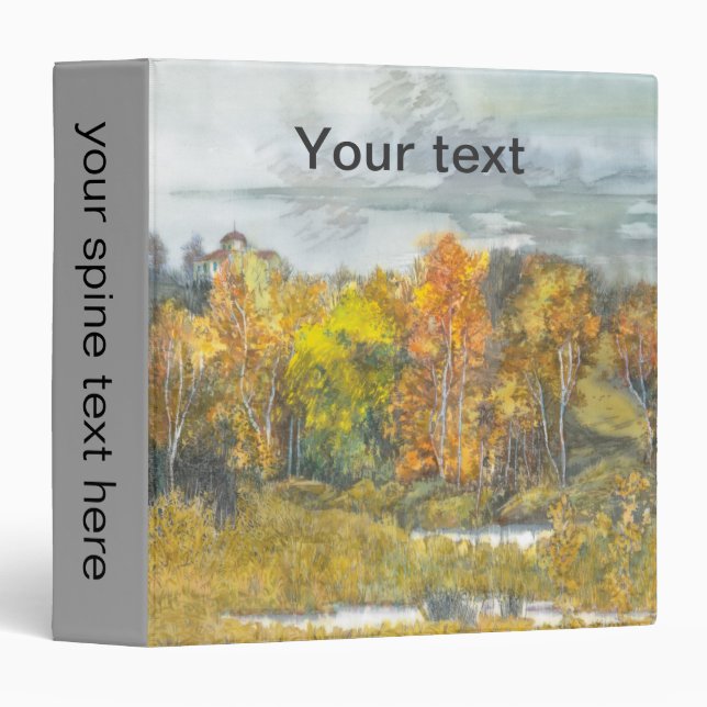 Classeur automne 300 (Devant/Côté)