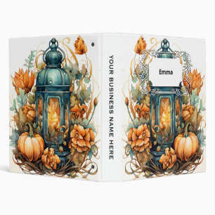 Classeur Automne Thanksgiving Citrouille Lanterne Harvest