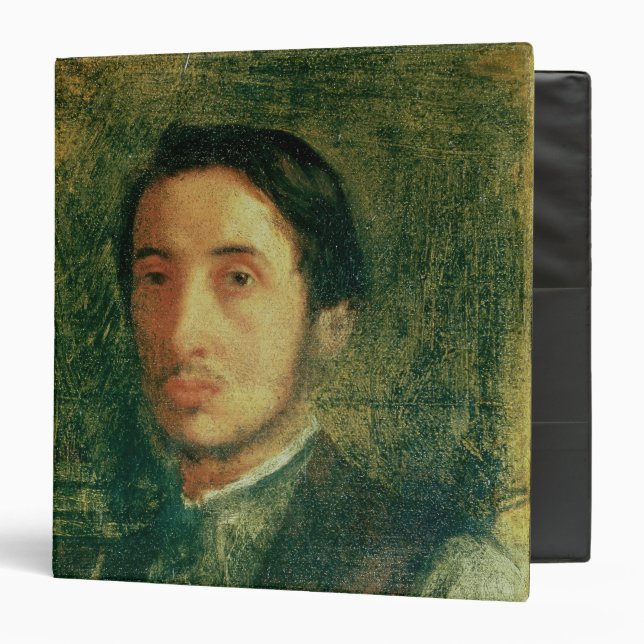 Classeur Autoportrait d'Edgar Degas | en tant que jeune (Devant/Intérieur)