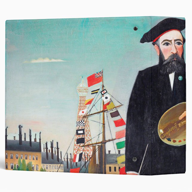 Classeur Autoportrait, Paysage, Rousseau (Dos/Côté)