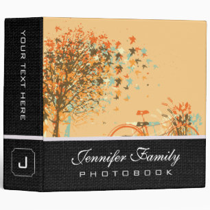 Classeur Autumn Leaves Trees Family Photo Books