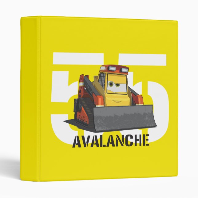 Classeur Avalanche Caractère Art (Devant/Côté)