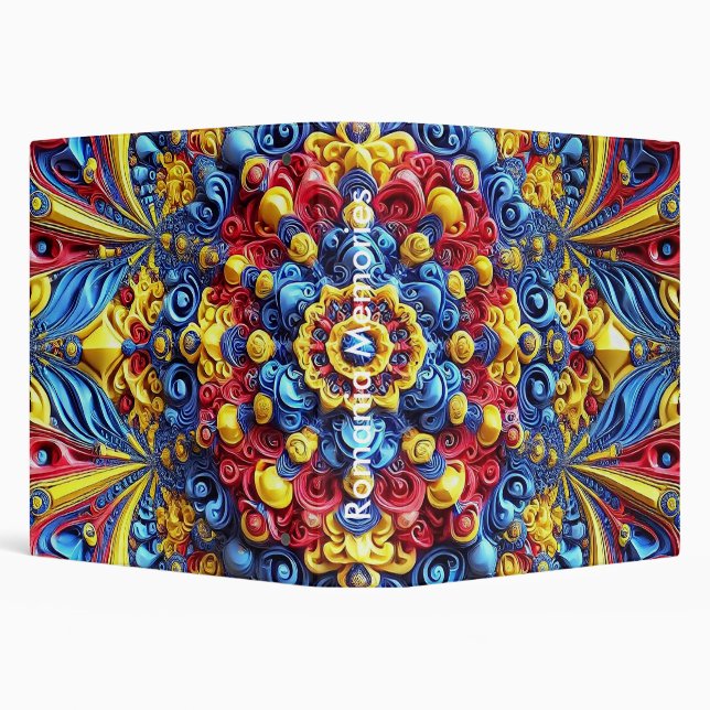 Classeur avec des couleurs roumaines Design (Arrière-plan)