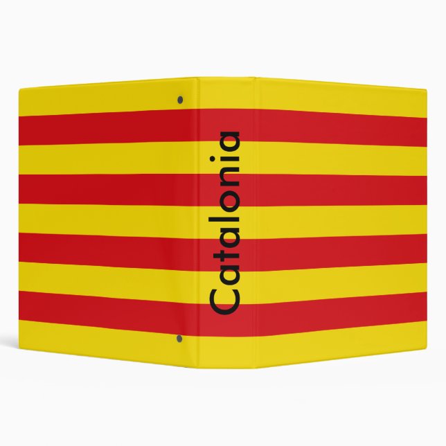 Classeur avec drapeau de Catalogne (Arrière-plan)