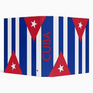 Classeur avec Drapeau de Cuba