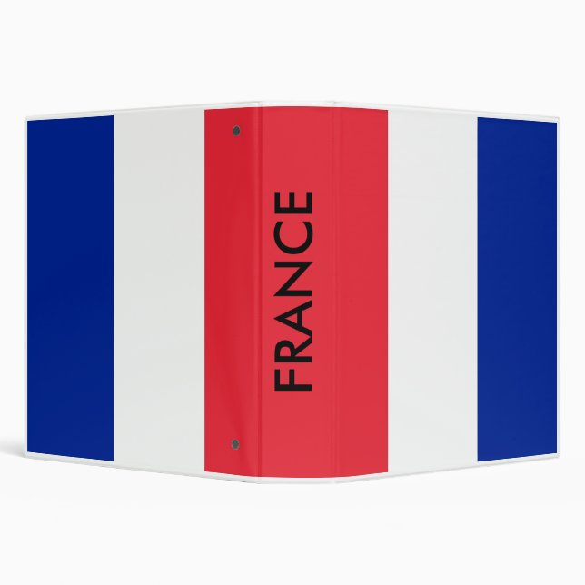 Classeur avec Drapeau de France (Arrière-plan)
