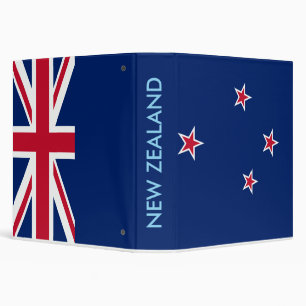 Classeur avec drapeau de la Nouvelle-Zélande