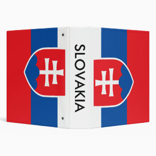 Classeur avec drapeau de la Slovaquie