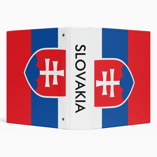 Classeur avec drapeau de la Slovaquie (Arrière-plan)