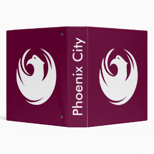 Classeur avec drapeau de la ville de Phoenix, Ariz