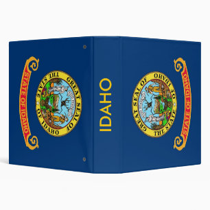 Classeur avec Drapeau de l'Idaho, USA