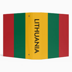 Classeur avec drapeau de Lituanie