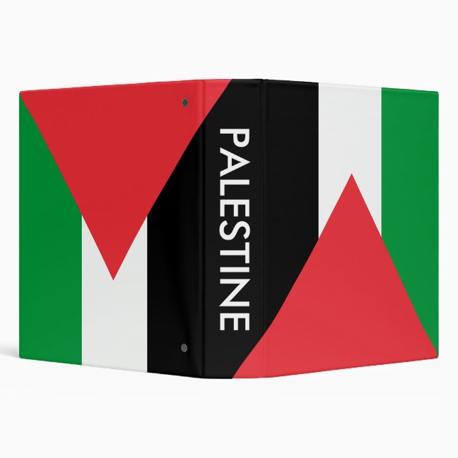 Classeur avec Drapeau de Palestine (Arrière-plan)