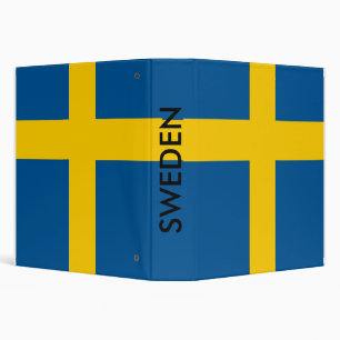 Classeur avec Drapeau de Suède